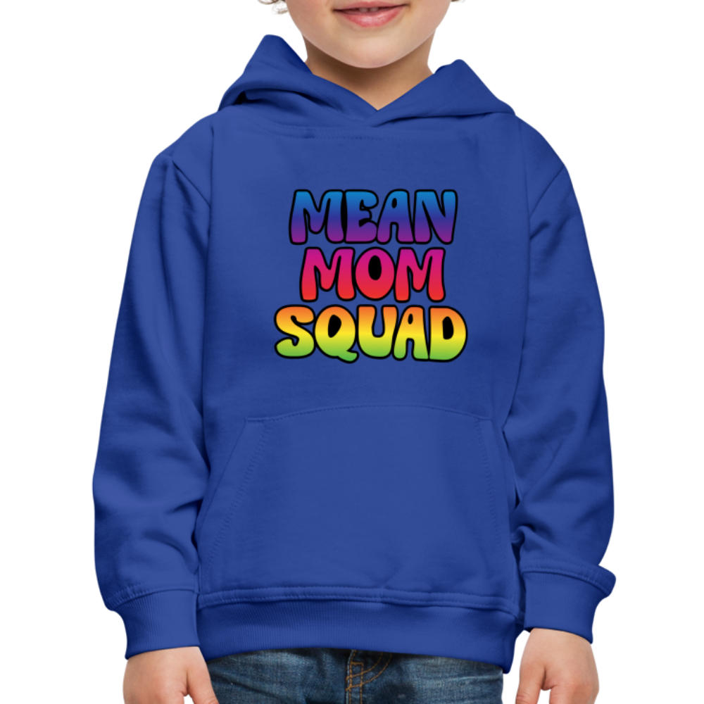 MEAN MOM SQUAD Colorful - Youth Premium Hoodie - royal blue