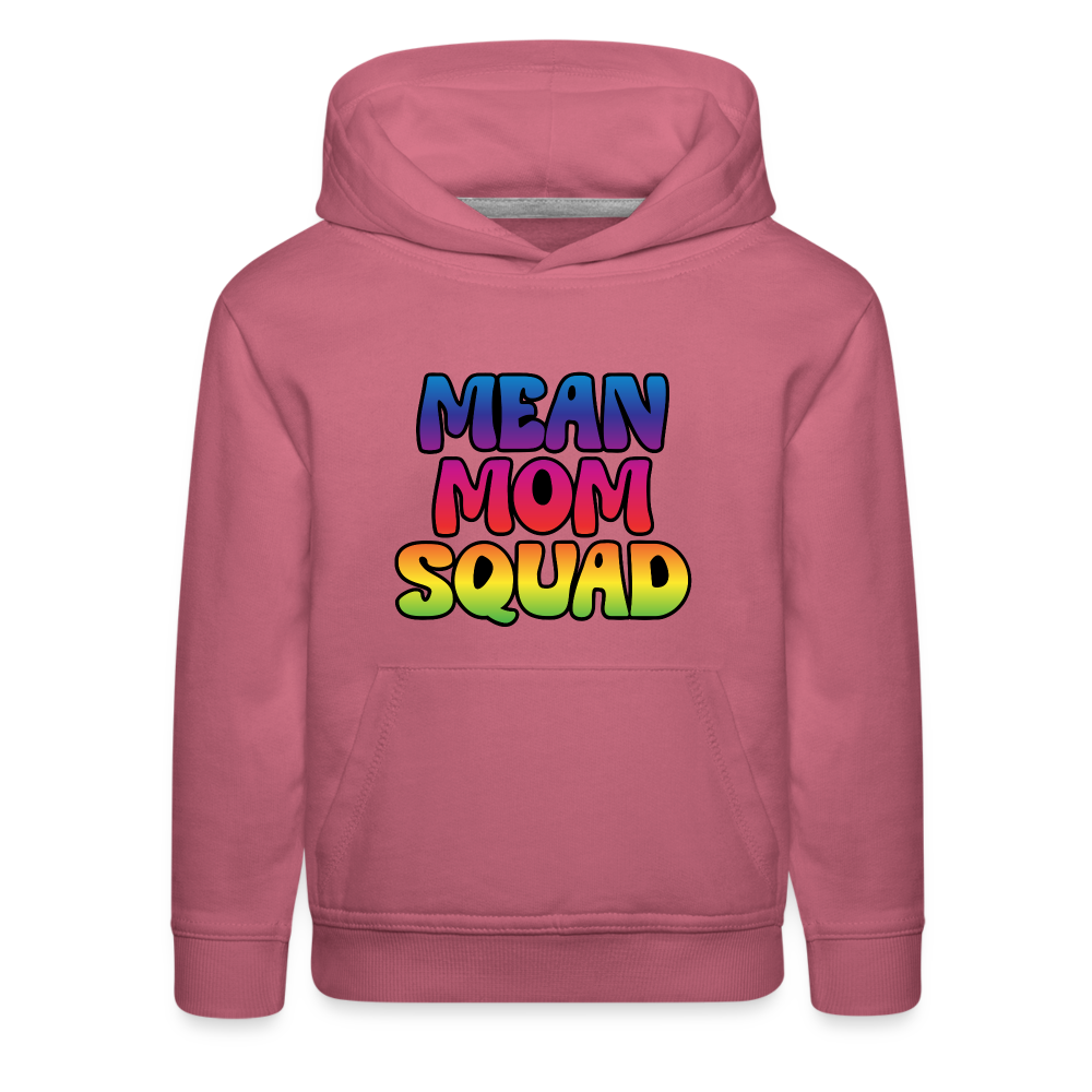 MEAN MOM SQUAD Colorful - Youth Hoodie - mauve