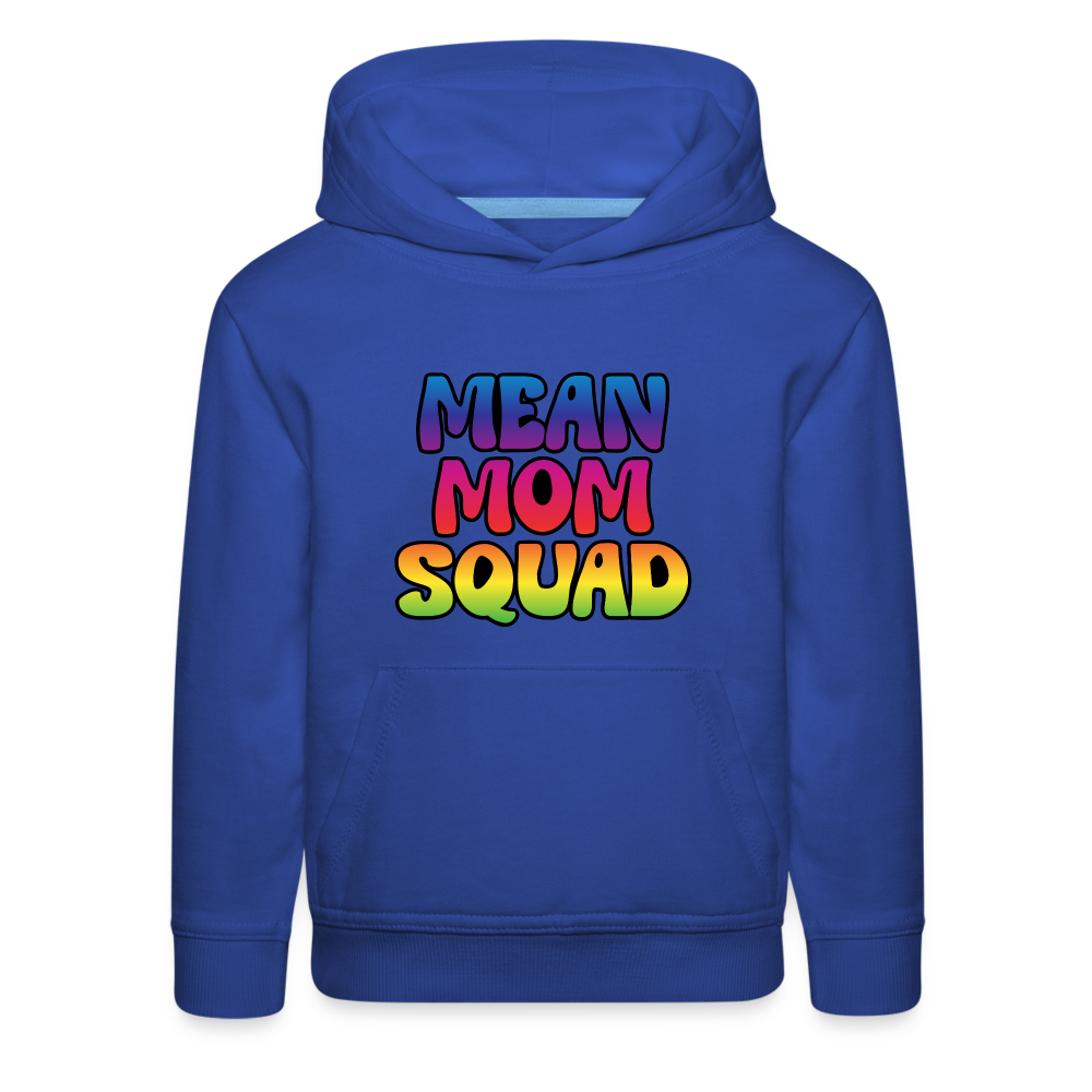 MEAN MOM SQUAD Colorful - Youth Hoodie - royal blue