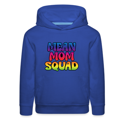 MEAN MOM SQUAD Colorful - Youth Hoodie - royal blue