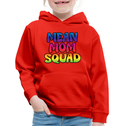 MEAN MOM SQUAD Colorful - Youth Hoodie - red