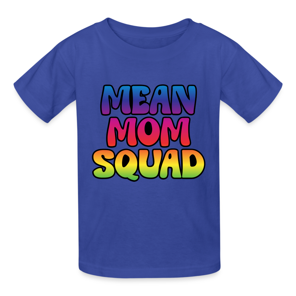 MEAN MOM SQUAD Colorful - Youth T-shirt - royal blue