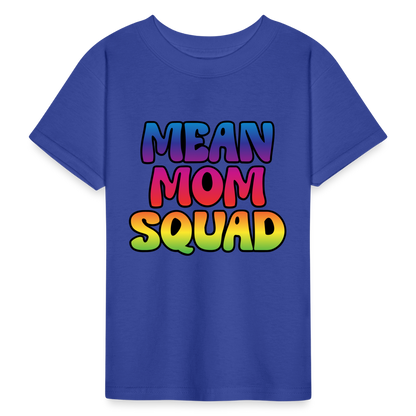 MEAN MOM SQUAD Colorful - Youth T-shirt - royal blue