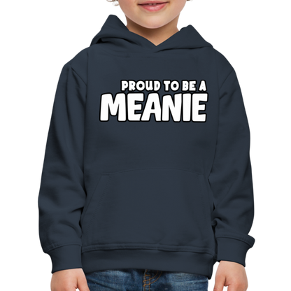 PROUD TO BE A MEANIE - Youth Premium Hoodie - navy