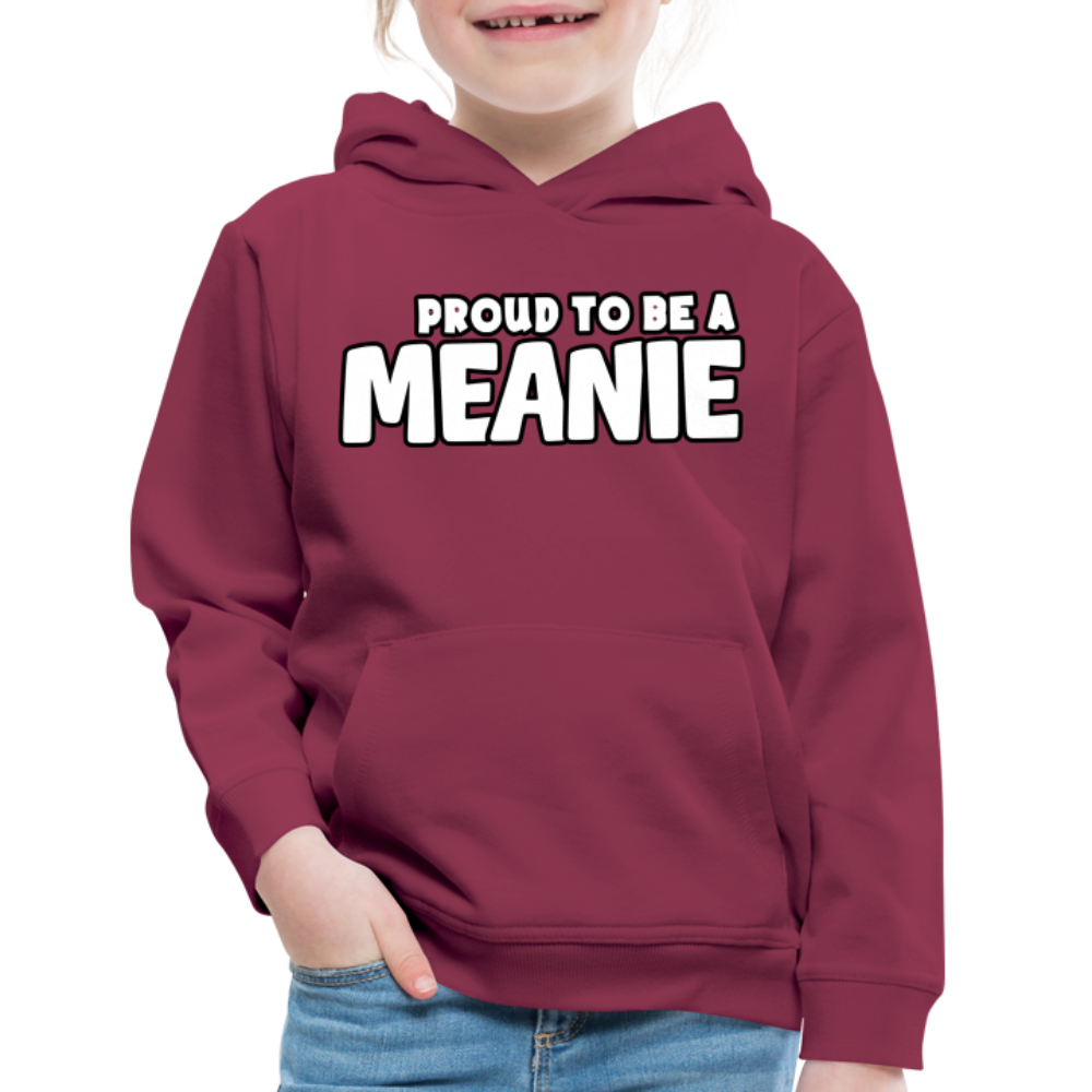 PROUD TO BE A MEANIE - Youth Hoodie - burgundy