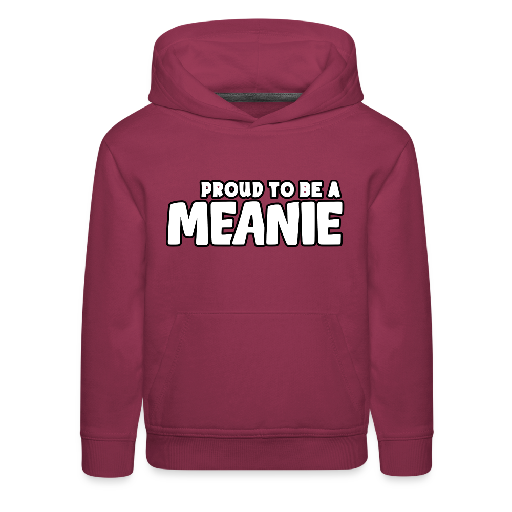 PROUD TO BE A MEANIE - Youth Hoodie - burgundy