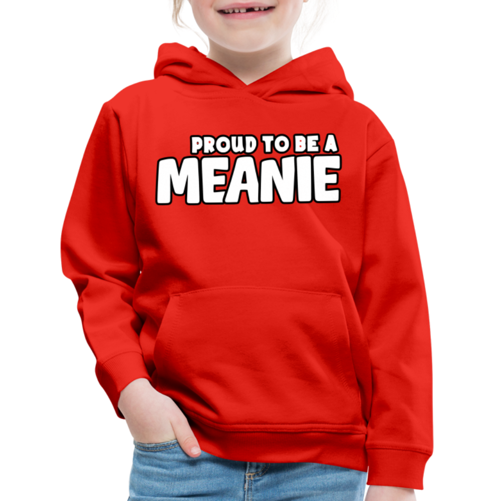 PROUD TO BE A MEANIE - Youth Hoodie - red