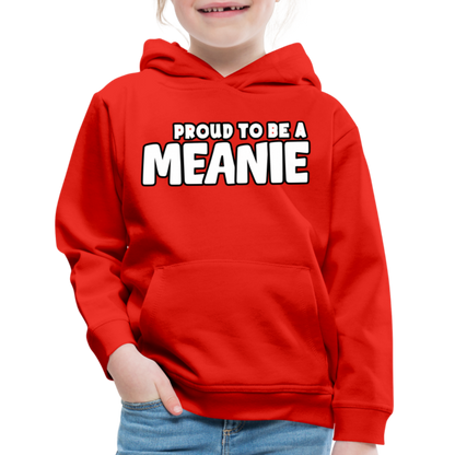 PROUD TO BE A MEANIE - Youth Hoodie - red