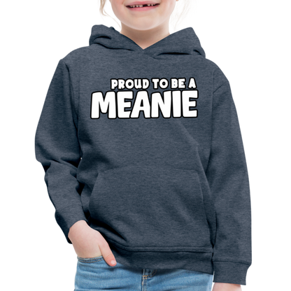 PROUD TO BE A MEANIE - Youth Hoodie - heather denim