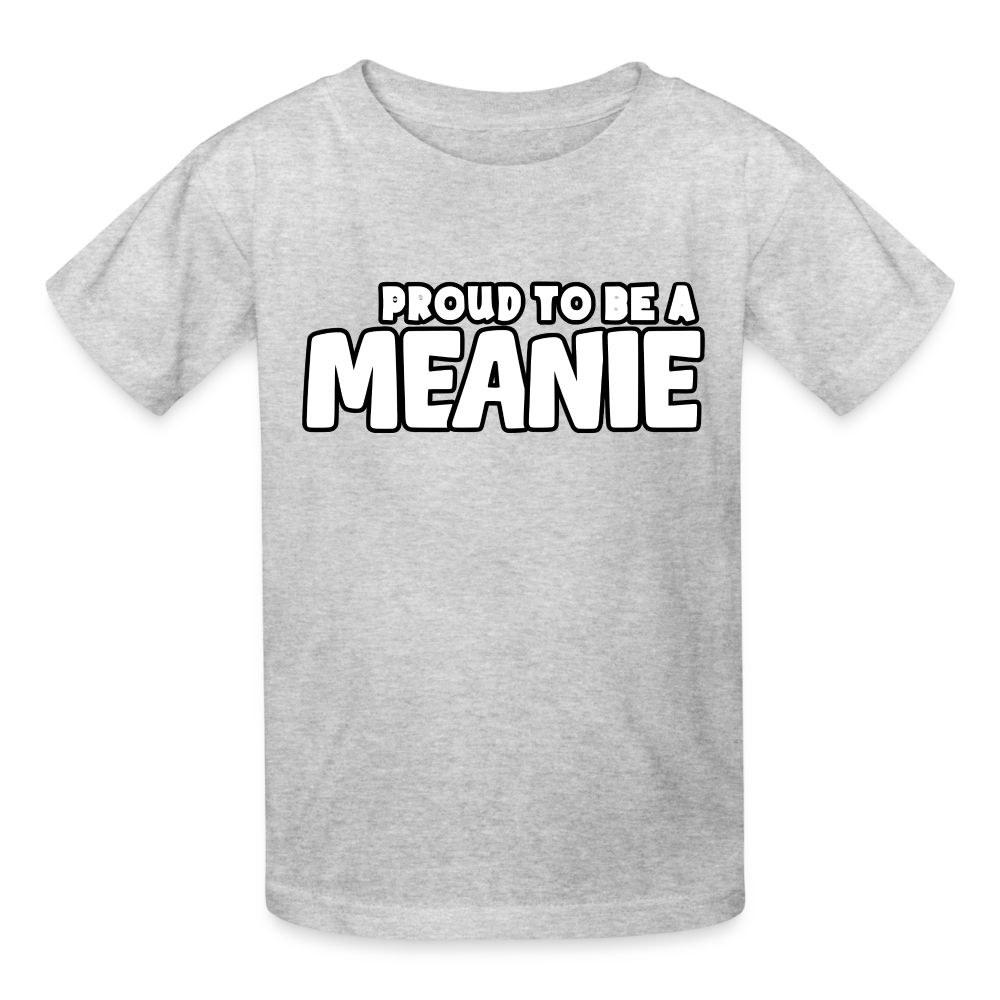 PROUD TO BE A MEANIE - Youth T-shirt - heather gray