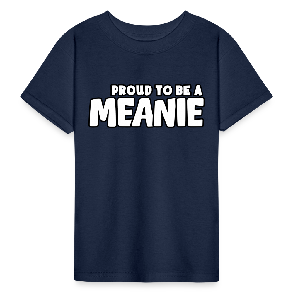 PROUD TO BE A MEANIE - Youth T-shirt - navy