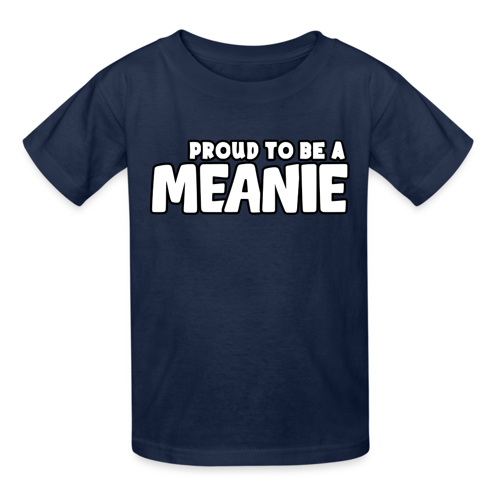 PROUD TO BE A MEANIE - Youth T-shirt - navy