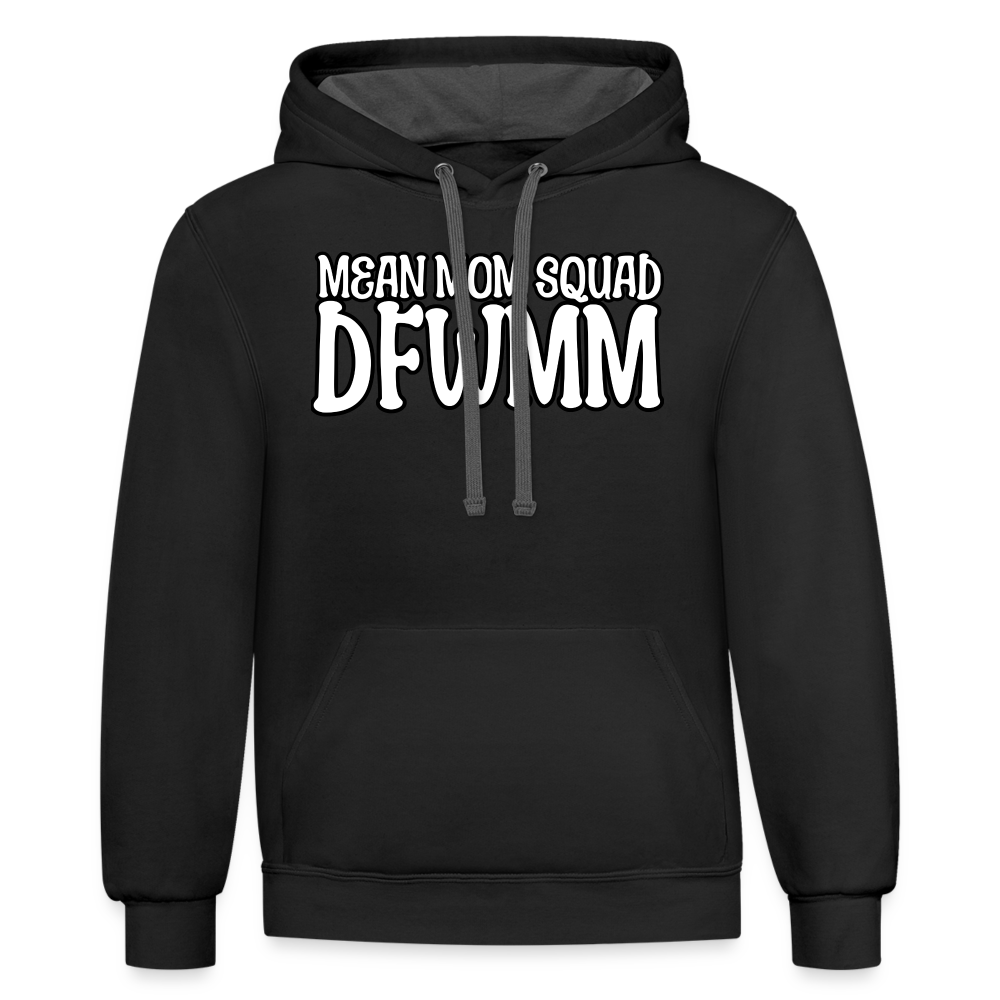 MMS DFWMM - Contrast Adult Hoodie - black/asphalt