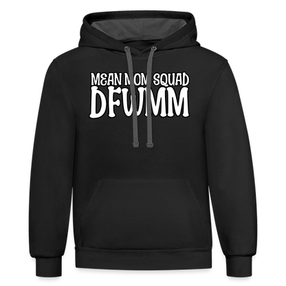 MMS DFWMM - Contrast Adult Hoodie - black/asphalt