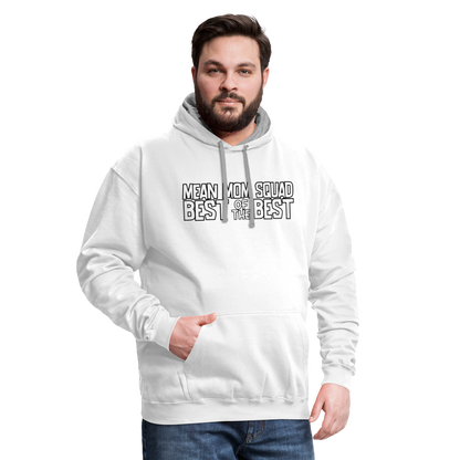 BOTB - Contrast Adult Hoodie - white/gray