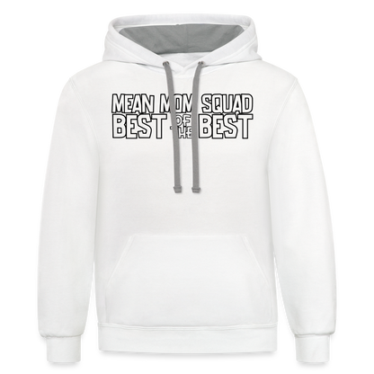 BOTB - Contrast Adult Hoodie - white/gray