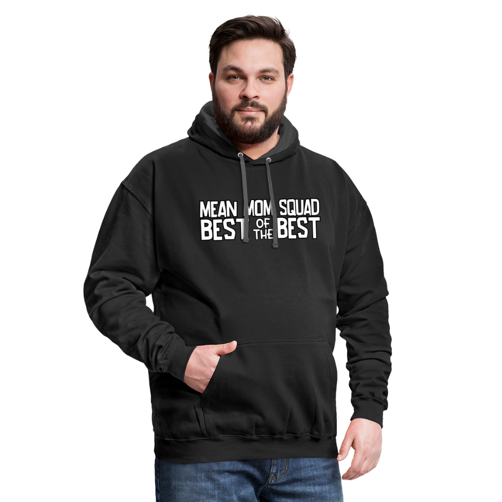 BOTB - Contrast Adult Hoodie - black/asphalt