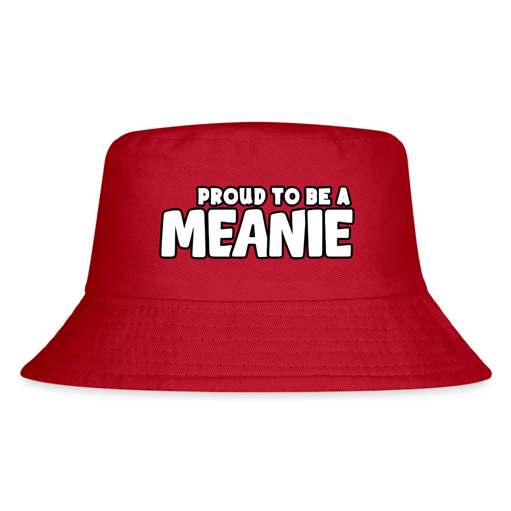 PROUD TO BE A MEANIE - Kid's Bucket Hat - red