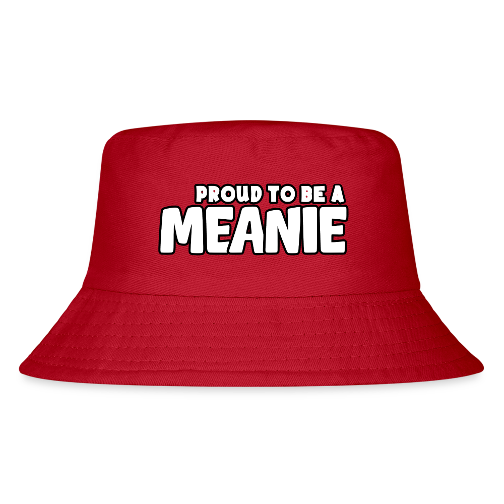 PROUD TO BE A MEANIE - Kid's Bucket Hat - red