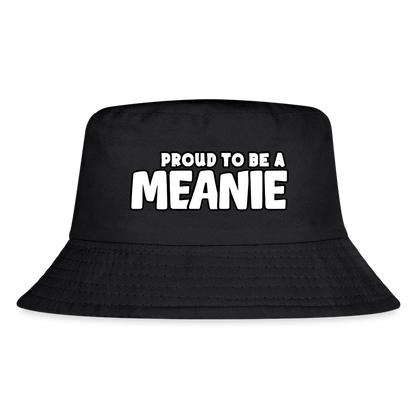 PROUD TO BE A MEANIE - Kid's Bucket Hat - black