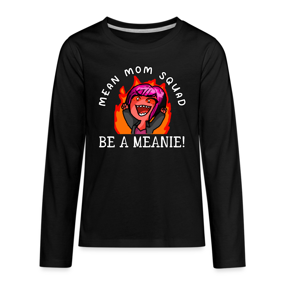 Be A Meanie - Youth LongSleeve Shirt - black