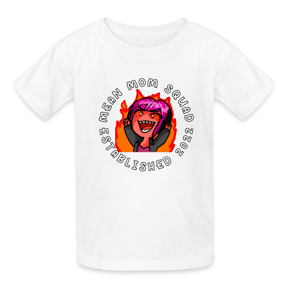 Mean Mom SQUAD Est. 2022 Youth T-shirt - white