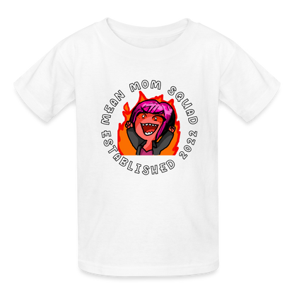 Mean Mom SQUAD Est. 2022 Youth T-shirt - white