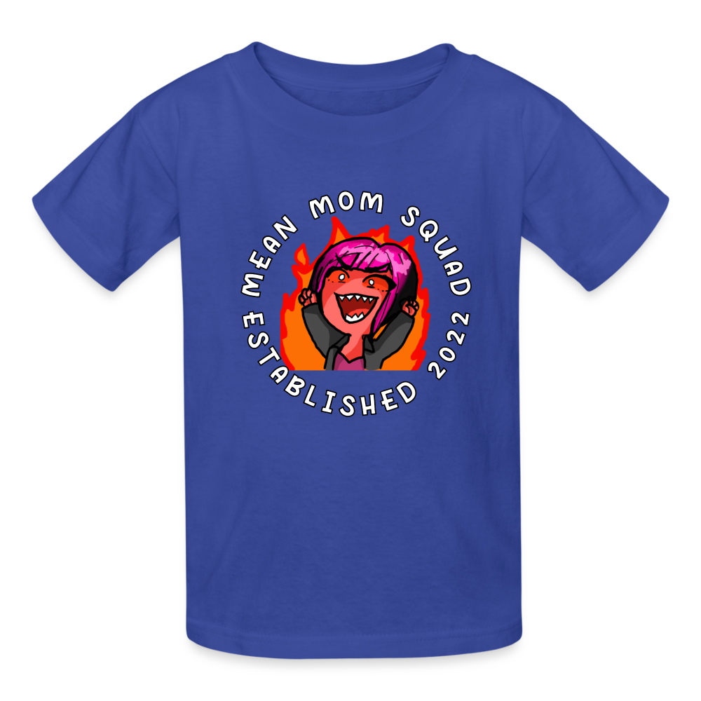 Mean Mom SQUAD Est. 2022 Youth T-shirt - royal blue