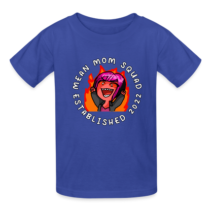 Mean Mom SQUAD Est. 2022 Youth T-shirt - royal blue