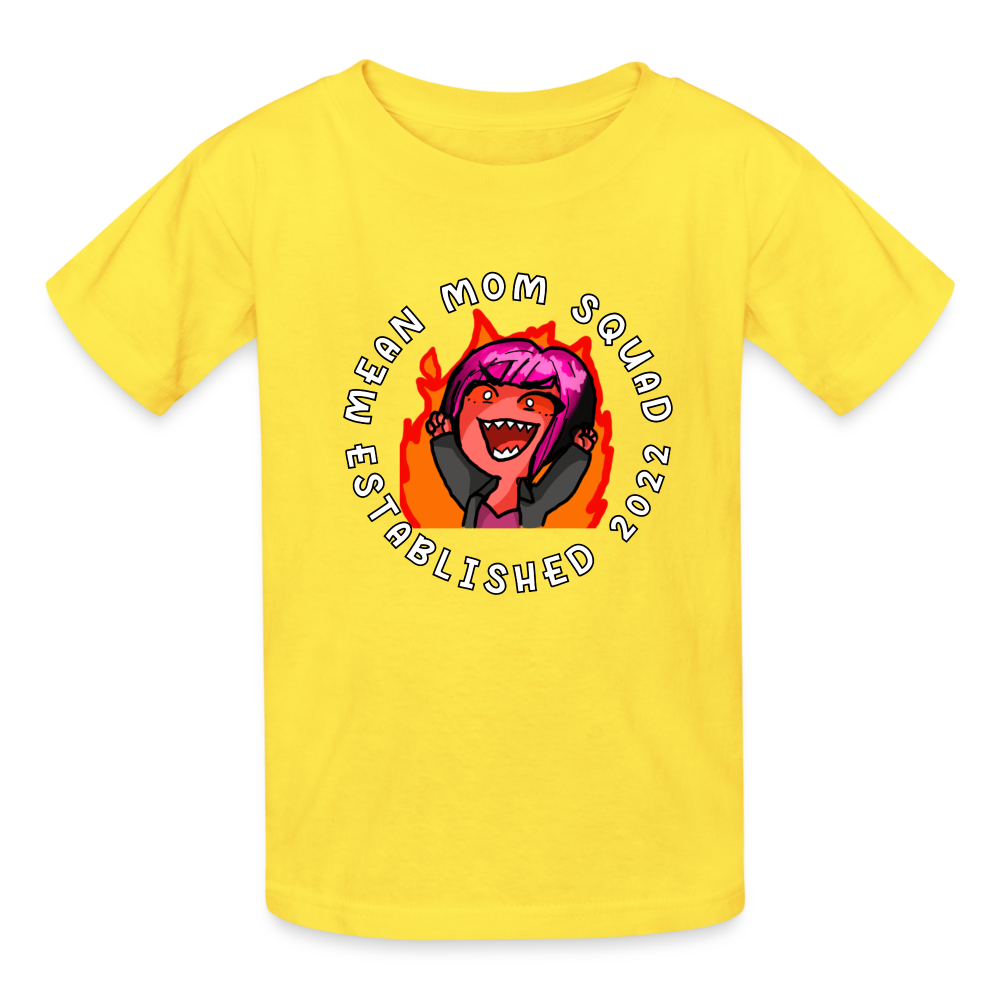 Mean Mom SQUAD Est. 2022 Youth T-shirt - yellow