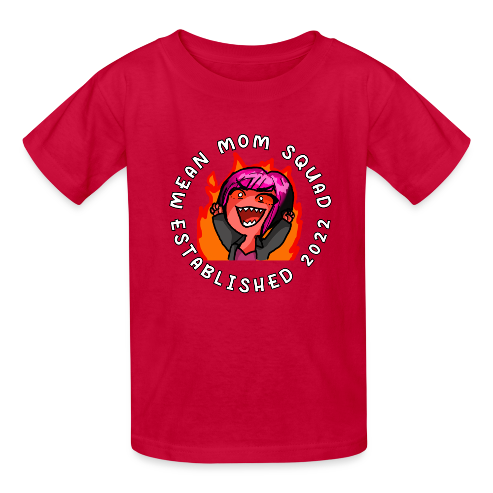 Mean Mom SQUAD Est. 2022 Youth T-shirt - red