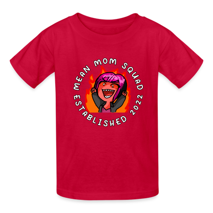 Mean Mom SQUAD Est. 2022 Youth T-shirt - red