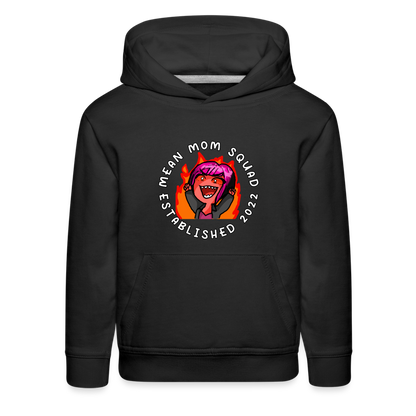 Mean Mom SQUAD Est. 2022 - Youth Hoodie - black