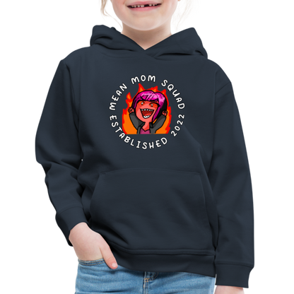 Mean Mom SQUAD Est. 2022 - Youth Hoodie - navy