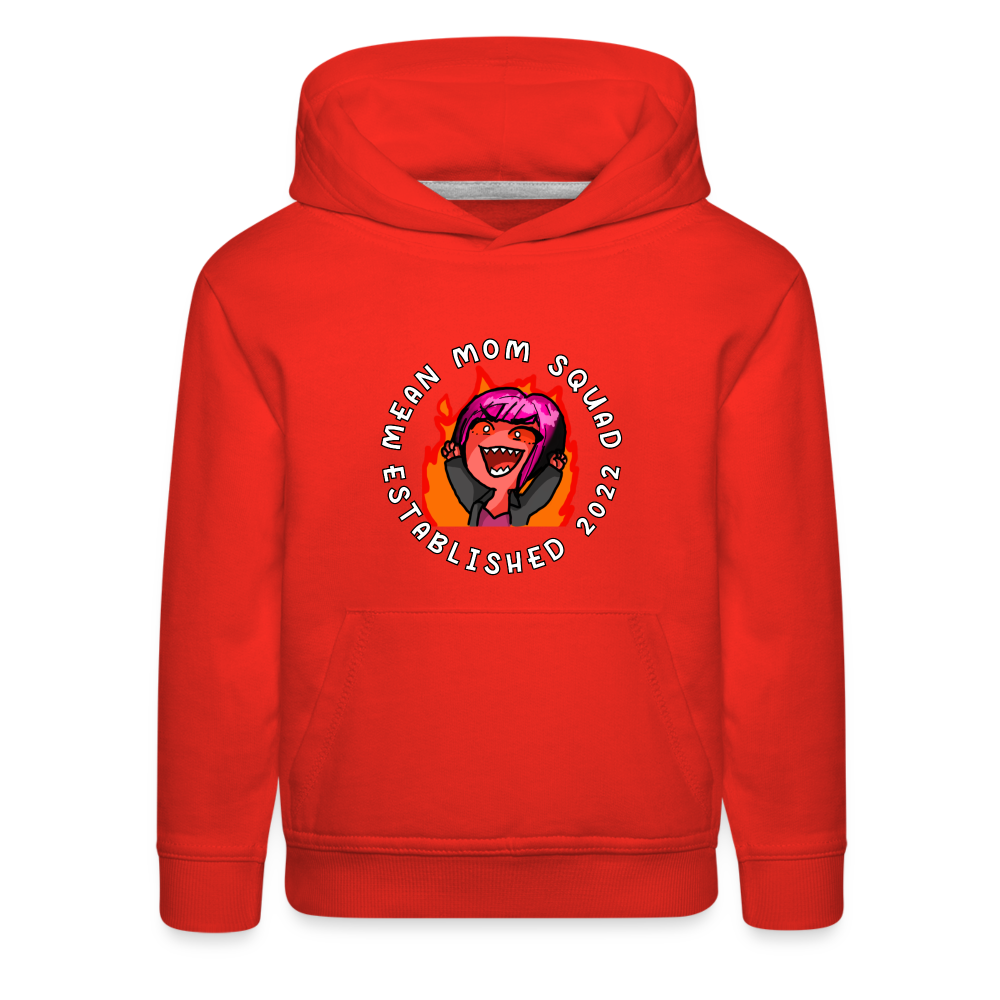 Mean Mom SQUAD Est. 2022 - Youth Hoodie - red