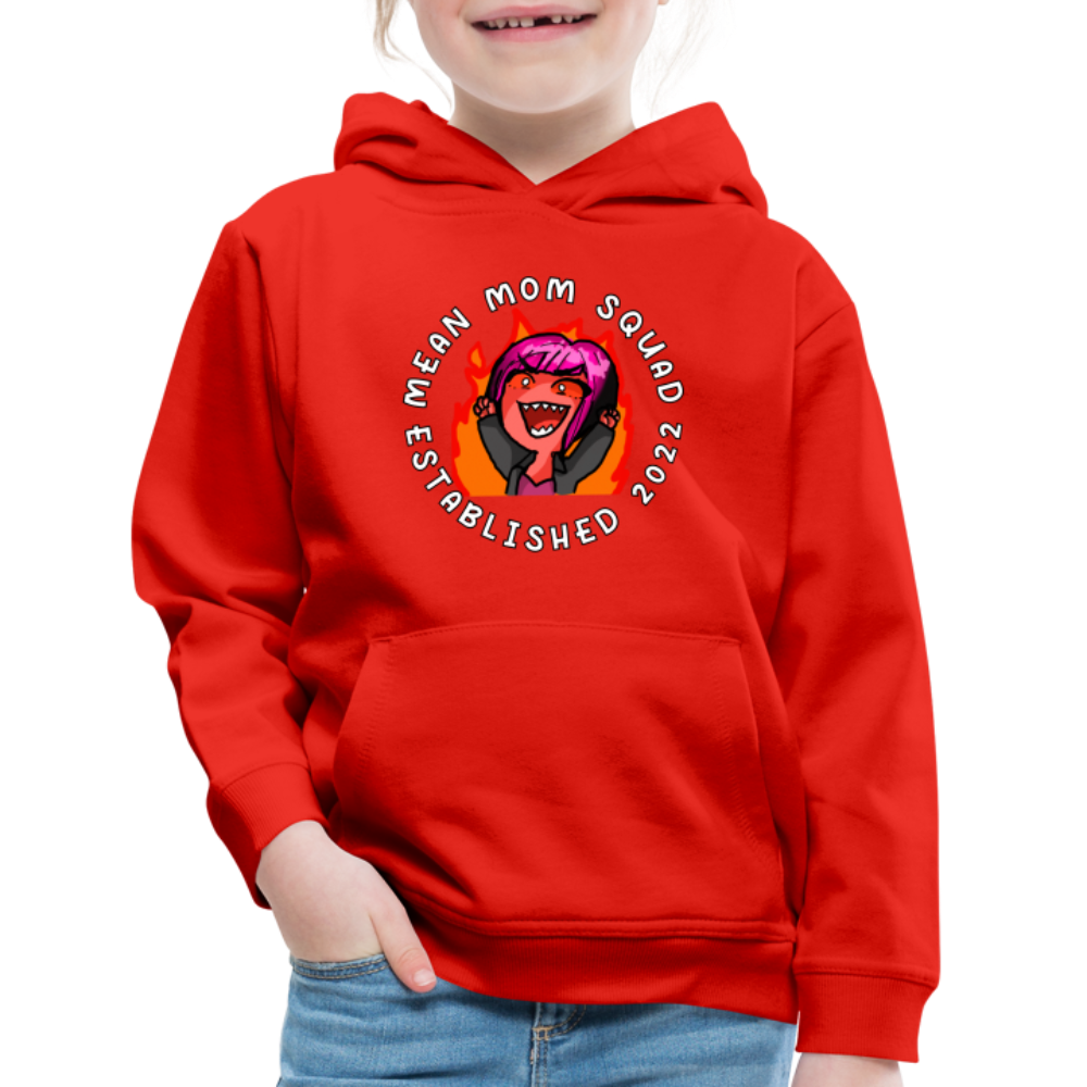 Mean Mom SQUAD Est. 2022 - Youth Hoodie - red