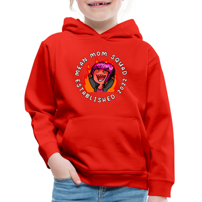 Mean Mom SQUAD Est. 2022 - Youth Hoodie - red