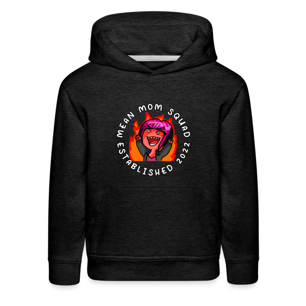 Mean Mom SQUAD Est. 2022 - Youth Hoodie - charcoal grey