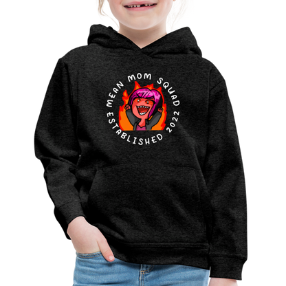 Mean Mom SQUAD Est. 2022 - Youth Hoodie - charcoal grey