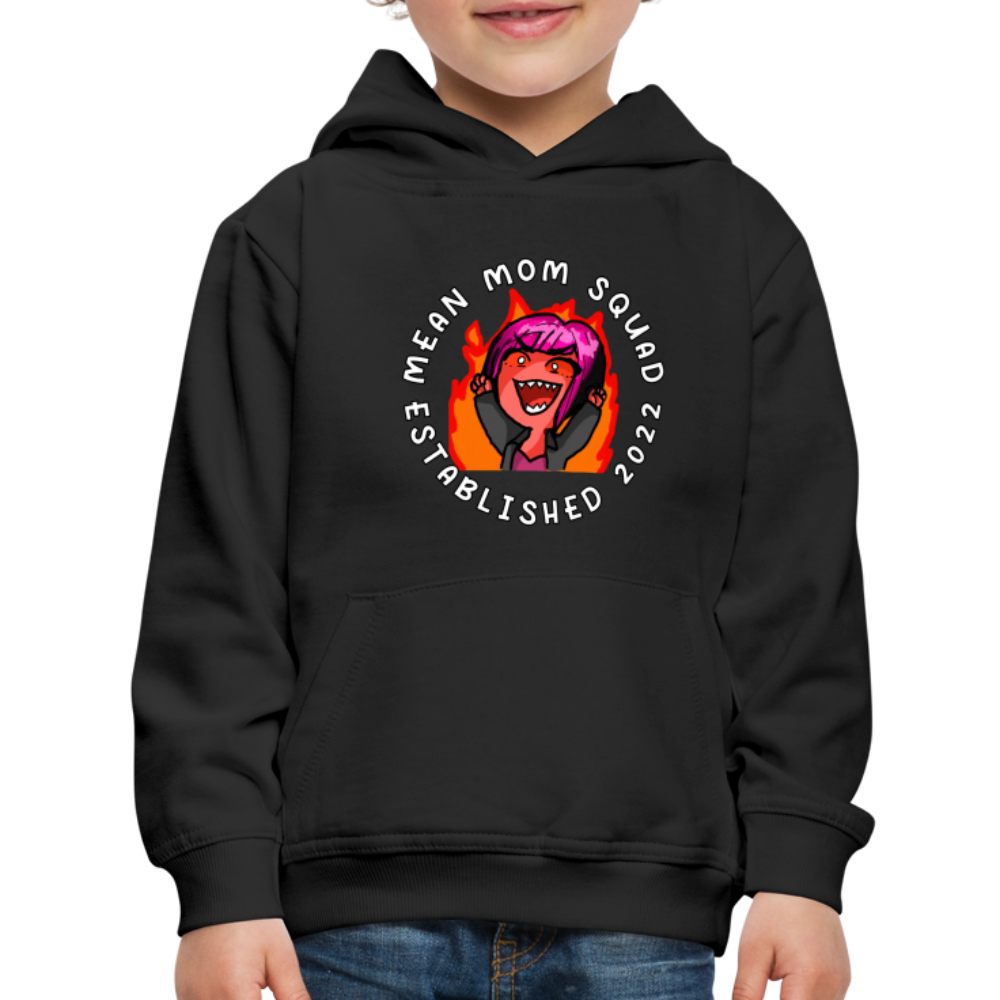 Mean Mom SQUAD Est. 2022 - Youth Premium Hoodie - black