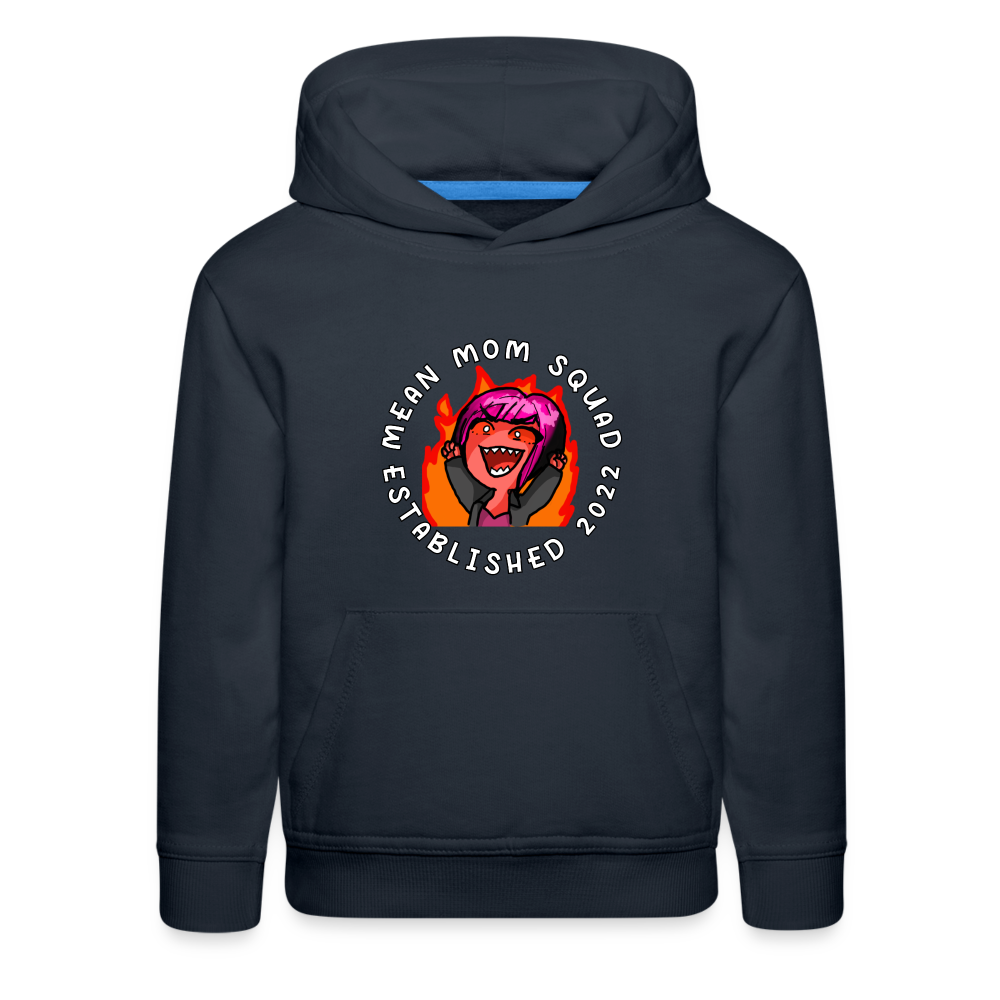 Mean Mom SQUAD Est. 2022 - Youth Premium Hoodie - navy