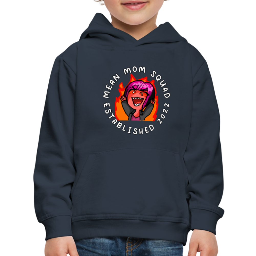 Mean Mom SQUAD Est. 2022 - Youth Premium Hoodie - navy