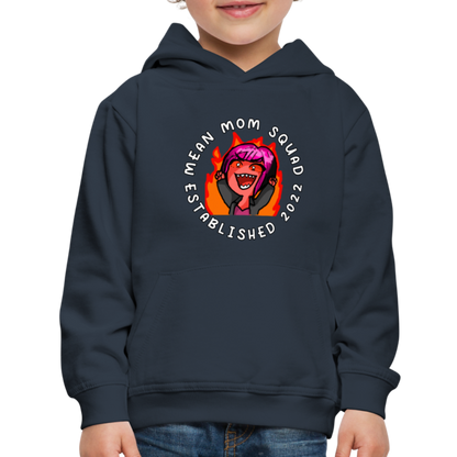 Mean Mom SQUAD Est. 2022 - Youth Premium Hoodie - navy