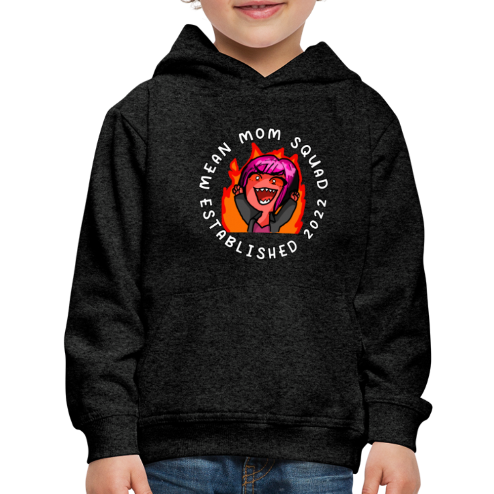 Mean Mom SQUAD Est. 2022 - Youth Premium Hoodie - charcoal grey