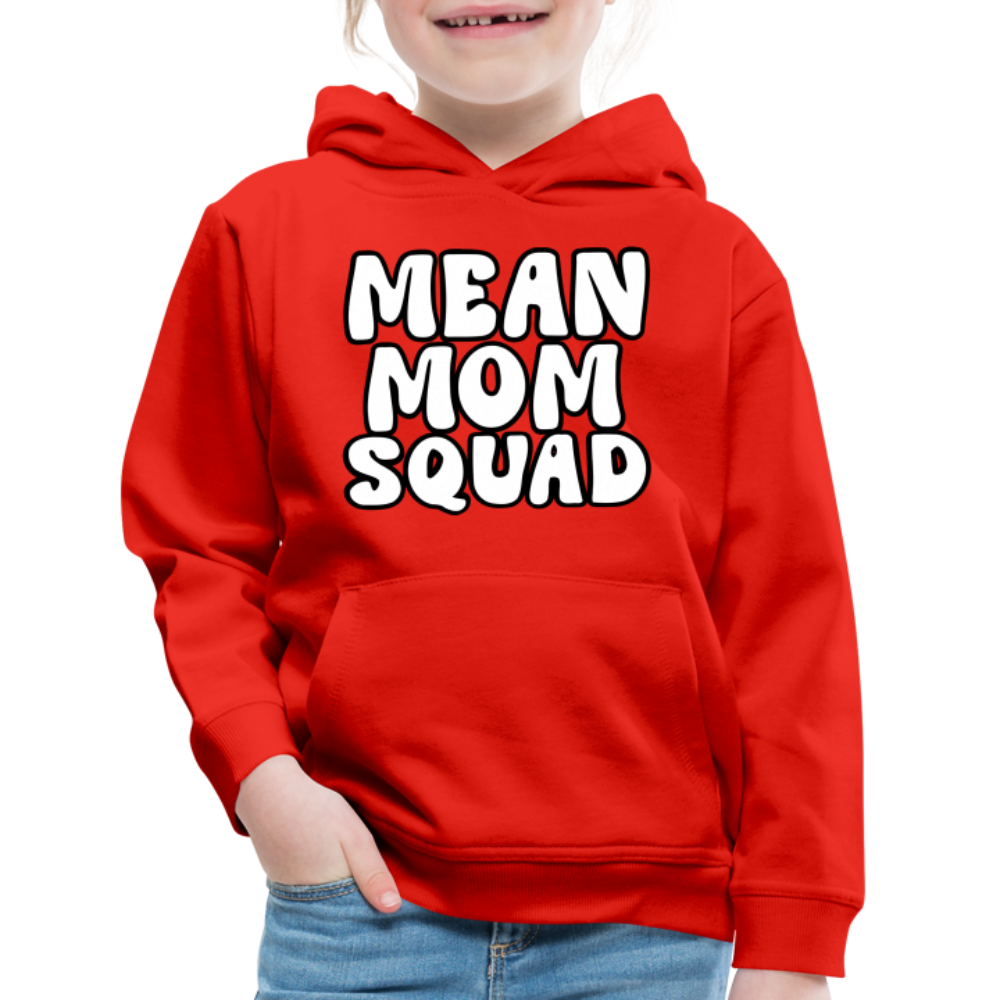 Mean Mom SQUAD - Youth Hoodie - red