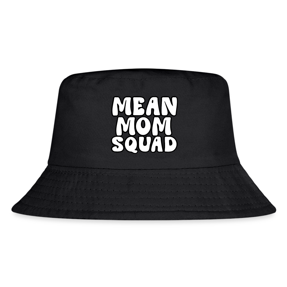 Mean Mom SQUAD - Kid's Bucket Hat - black