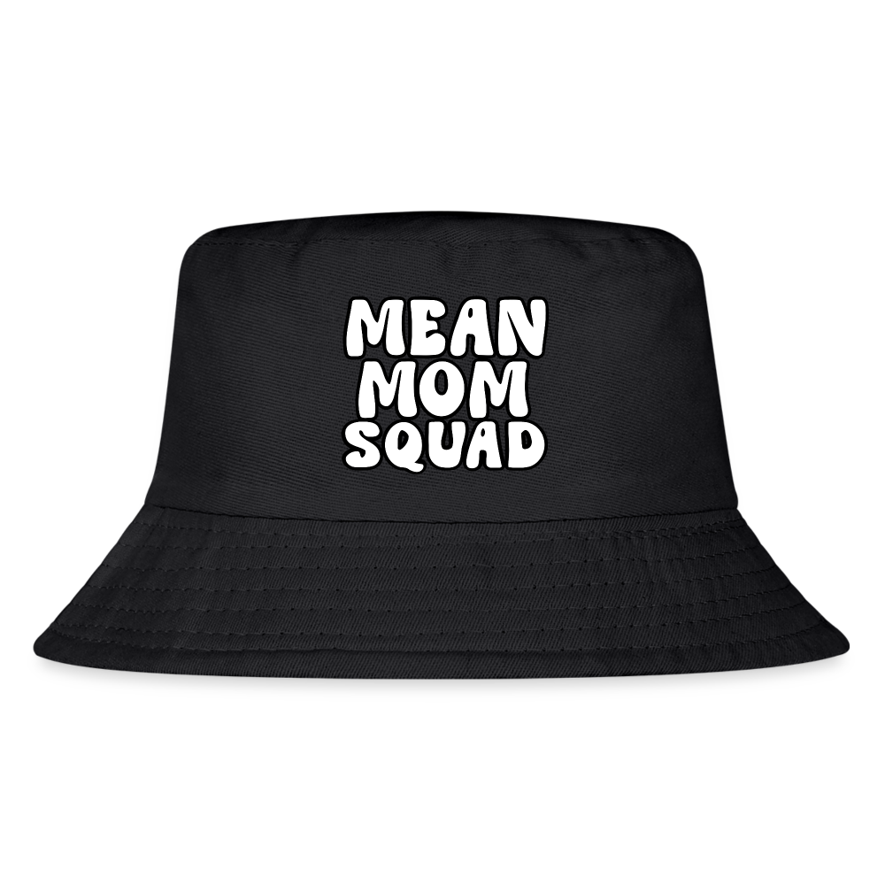 Mean Mom SQUAD - Kid's Bucket Hat - black