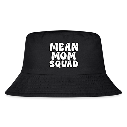 Mean Mom SQUAD - Kid's Bucket Hat - black