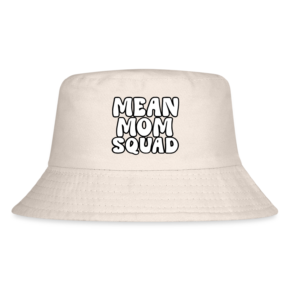 Mean Mom SQUAD - Kid's Bucket Hat - Natural