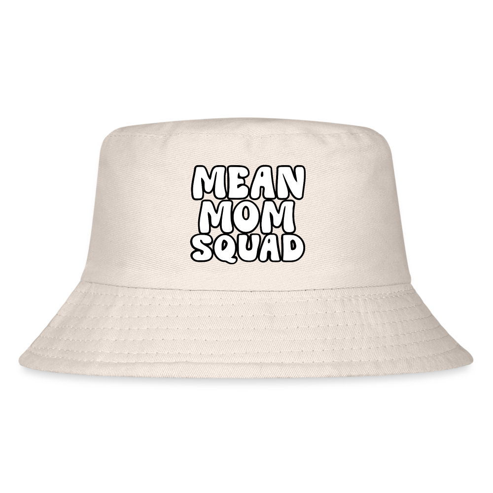 Mean Mom SQUAD - Kid's Bucket Hat - Natural